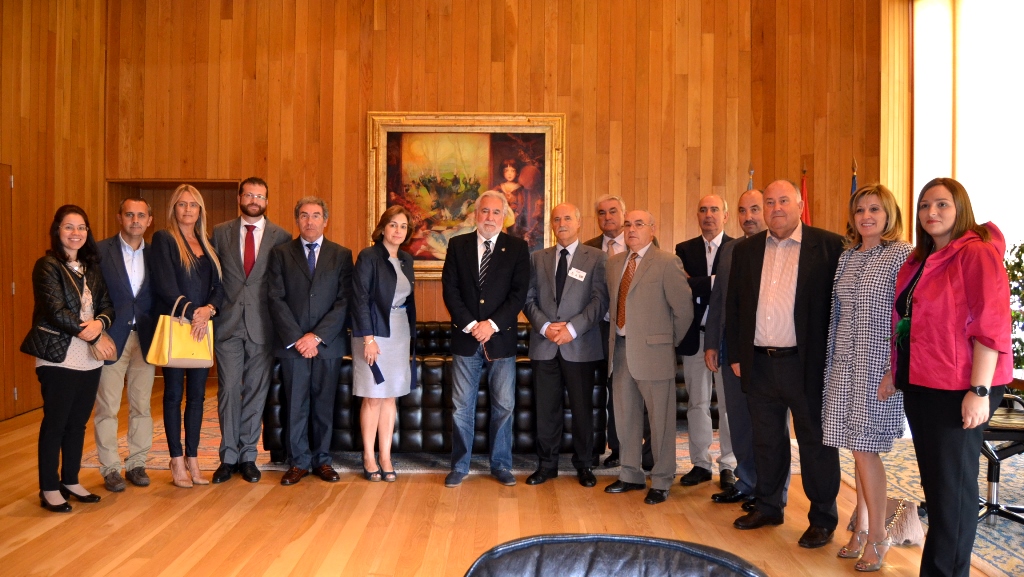 Empresarios do Polígono de San Cibrao das Viñas visitan o Parlamento de Galicia